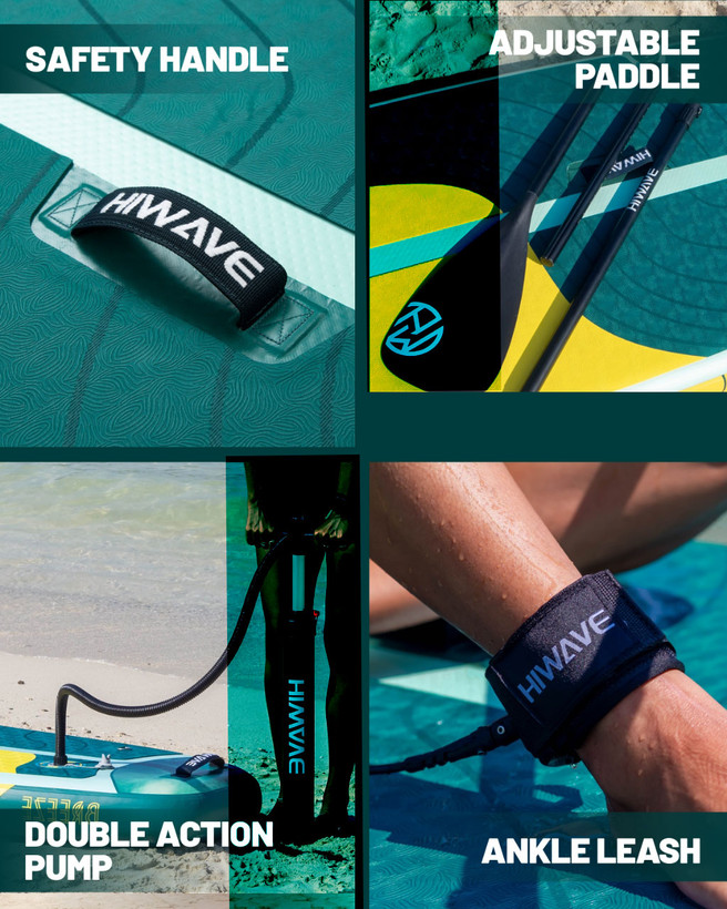 پدل برد هایویو Hiwave رنگ نسیم سبز شفق قطبی