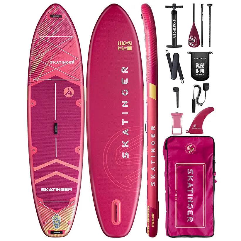 پدل‌ بورد (serial pink) prana red برند Skatinger